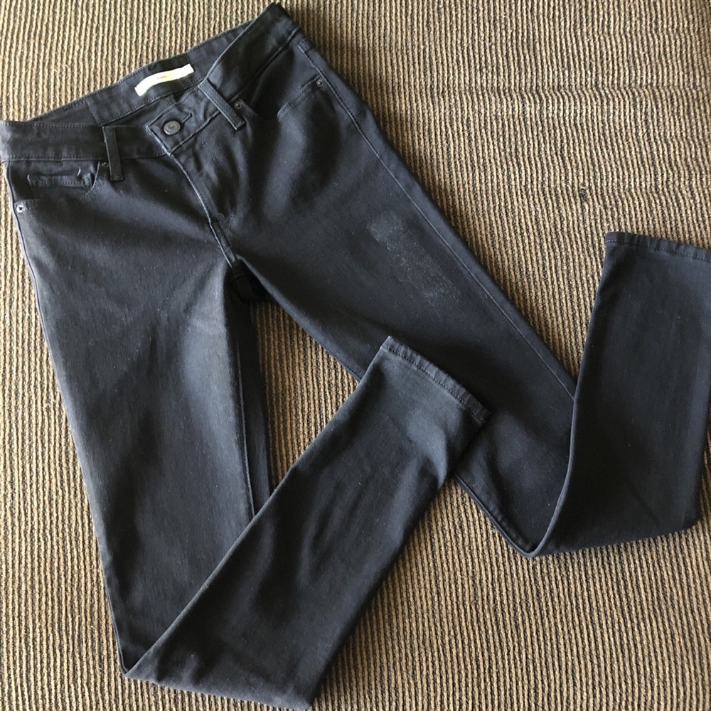 Black Levi 711 Skinny Women’s Jeans